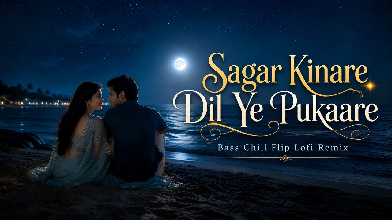 Sagar Kinare Dil Ye Pukaare | Bass Chill Flip Lofi Remix 🌙 Romantic Night Vibes