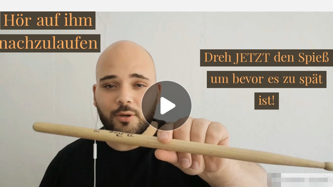 Du läufst ihm nach? So drehst du den Spieß um!