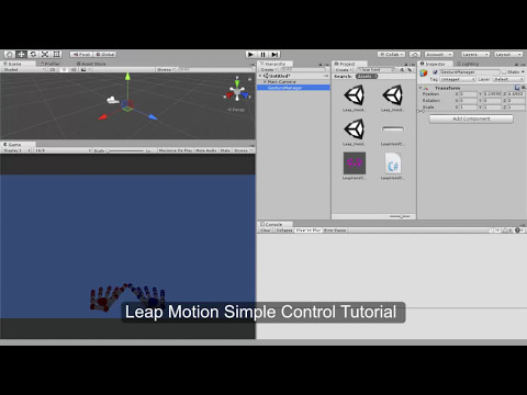 Leap Motion Simple Control - Tutorial