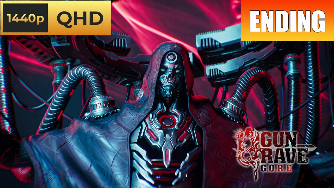 GUNGRAVE G.O.R.E - ENDING / FINAL BOSS ( 1440p 60fps + Ray Tracing )