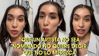 Maria Becerra  | Vivo de INSTAGRAM |  (Habla de los GRAMMYS)