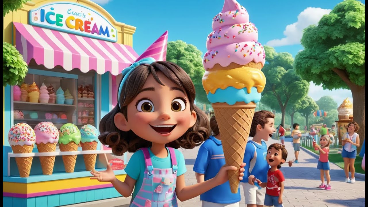 The Ice Cream Bridge Melts Away | Sweet Adventure Song for Kids | Melting Bridge Nursery Rhyme