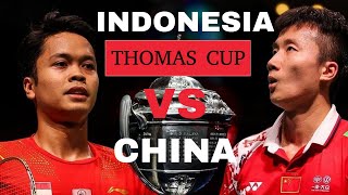 Final Anthony Ginting vs  Lu Guangzu Thomas Cup 2021 Indonesia vs China