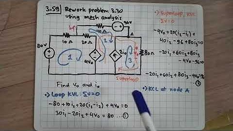 Problem 3.59 Fundamental of Electric Circuits (Alexander/Sadiku) 5th Edition
