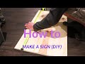 How to Make a Wooden Sign// DIY project// Part 3 of Complete Bedroom Makeover//Cricut Maker Project