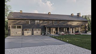 BARN HOUSE PLAN 963-00825 WITH INTERIOR
