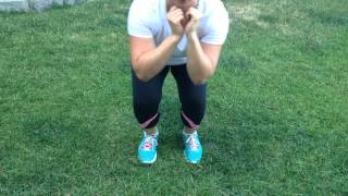 Squat with 3 side taps