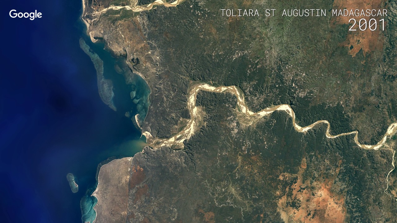 Google Timelapse: Toliara St Augustin, Madagascar