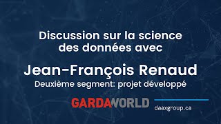 🧠 Suite de la discussion avec Jean-François Renaud sur son projet de développement.  #Datascience​