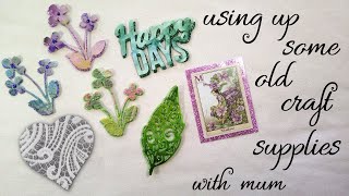 Full Using up some old craft supplies - with Mum - Part 2 News