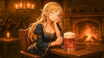 Medieval Tavern Ambience | Fantasy Tavern DnD Music and Relaxing Tavern Vibes For Relaxation