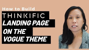 How to Build a Landing Page on Thinkific