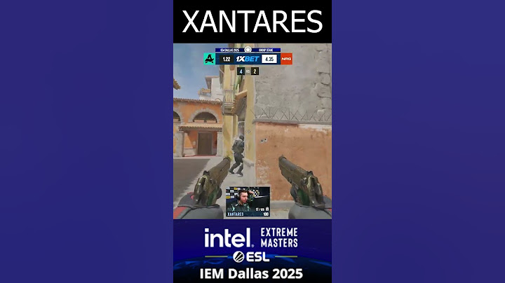 XANTARES PEEK - IEM DALLAS 2025  #cs2 #cs2clips #counterstrike