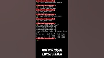 Linux: export #coding #linux #linuxtutorials #linuxcommandlinetutorial #ubuntu #sysadmin