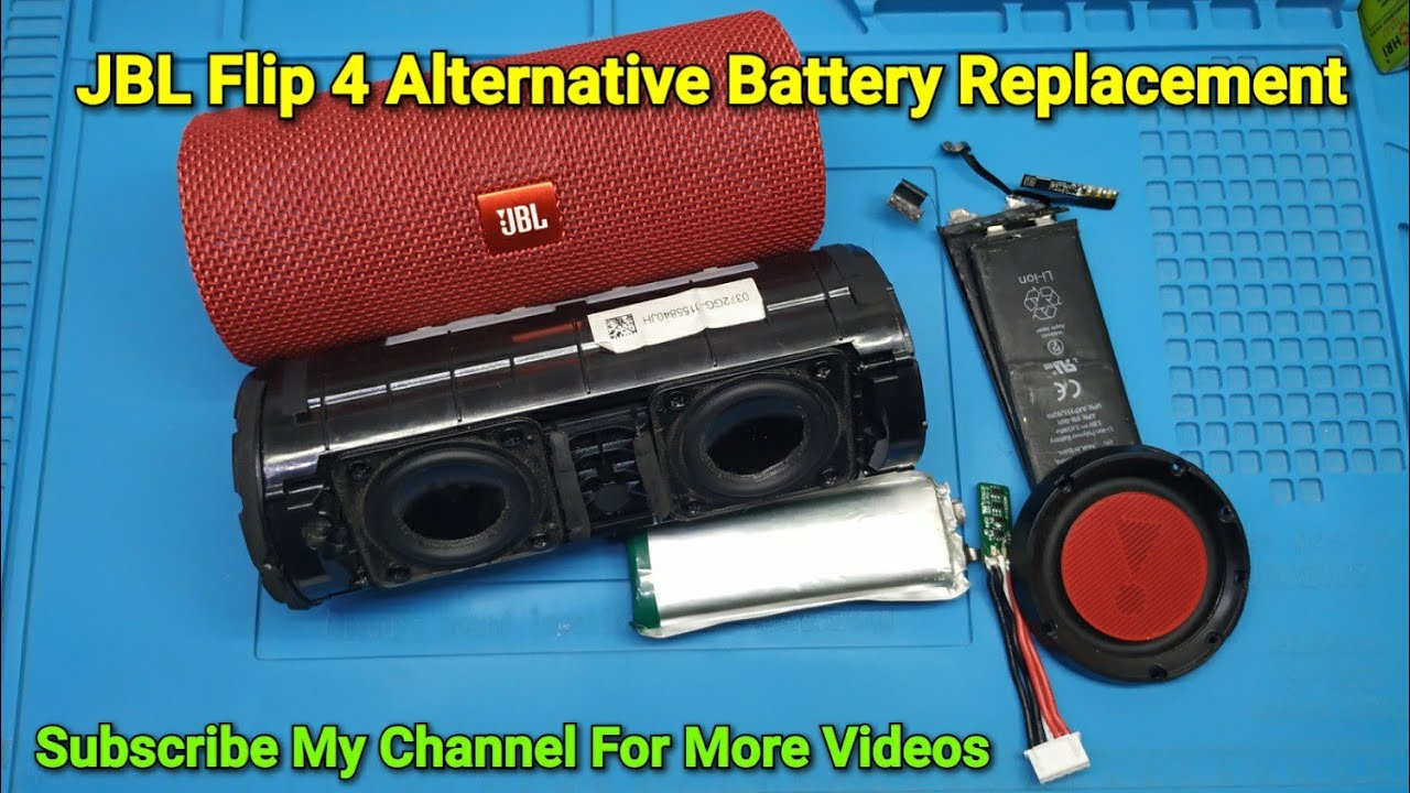 JBL Flip 4 Bluetooth | Repair | Disassembly | Alternative Battery Replacement - YouTube