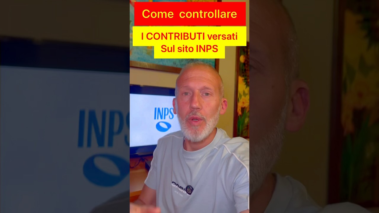 Come controllare i contributi versati sul sito inps