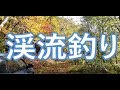 紅葉のトンネルを抜け渓流釣り2019 10 17北海道