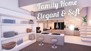 Soft Elegant Aesthetic Family Home - Tour and Speed Build - Adopt Me! screenshot 2