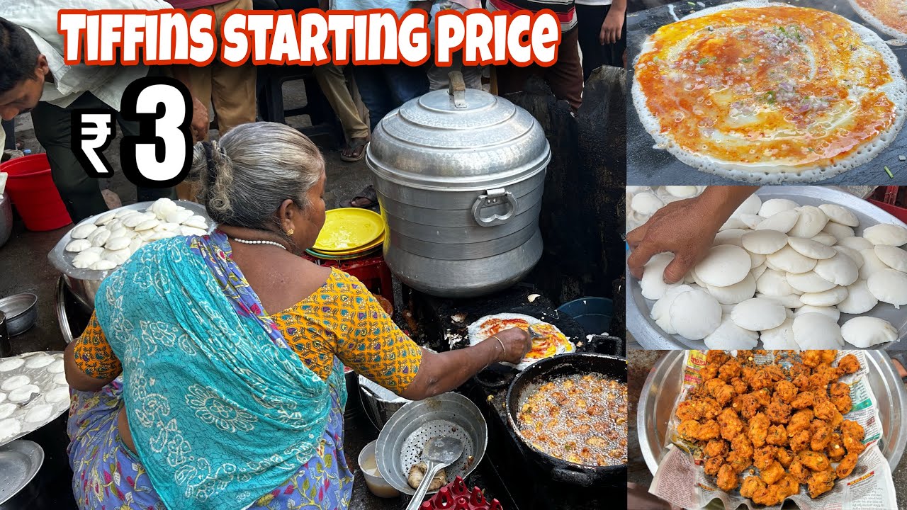 Tiffins  starting price￼ | ₹3/- | explore tirupati |street food | tiffins |