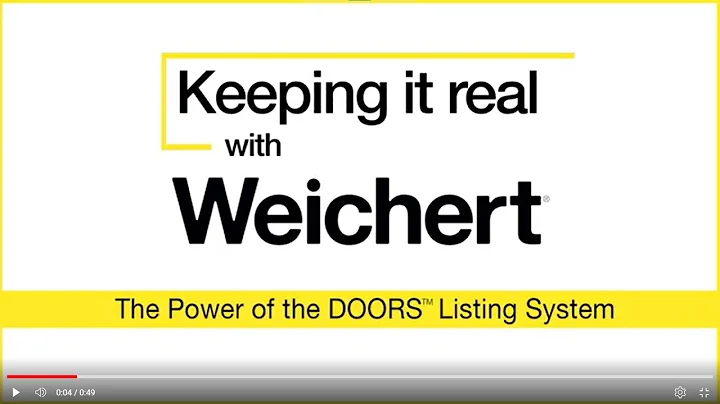 Keeping It Real With Weichert: The Power of the DOORS Listing System