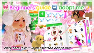 ༘⋆ ✰ adopt me BEGINNERS GUIDE 💖 | Watch this if you’re new 🎀 | ✨ Adopt me ✭ | 🍧 ItsSahara♡ ༘*.ﾟ