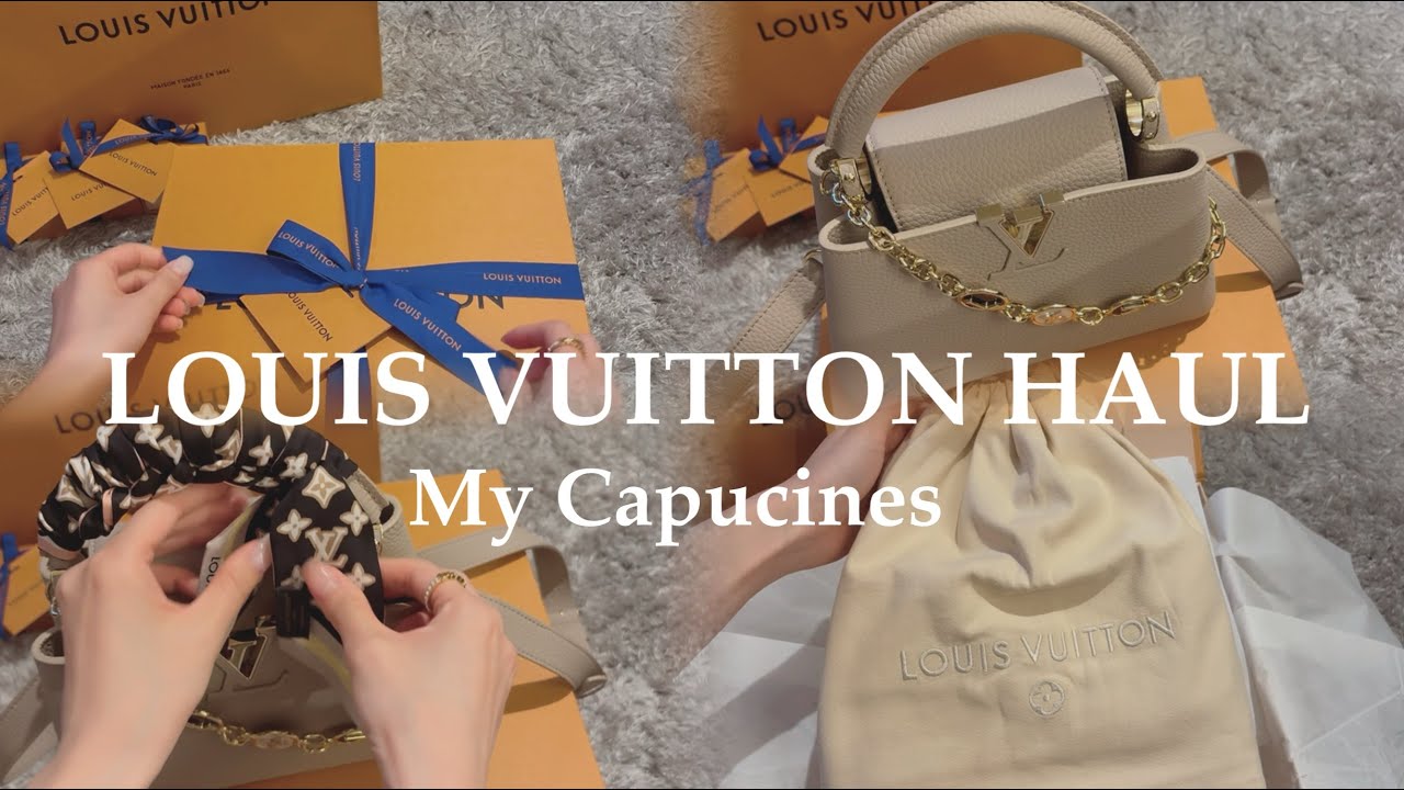 【開封動画 HAUL】ルイヴィトン マイカプシーヌ👜LOUIS VUITTON My Capucines