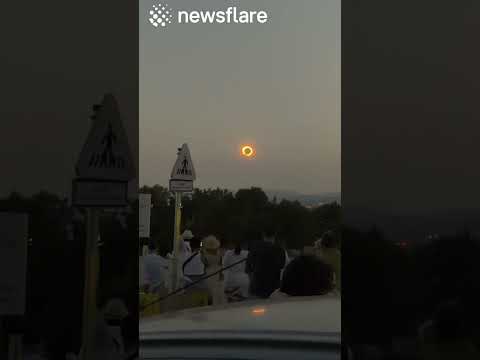 Crowds Gather In Masses For Solar Eclipse