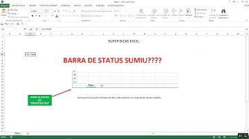 Onde é a barra de status no Word?