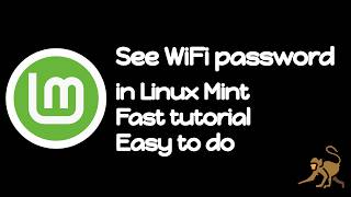See password of WiFi in Linux Mint