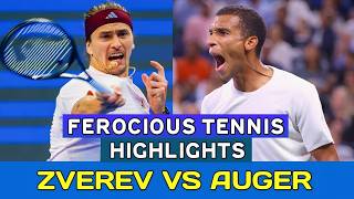 Alexander Zverev Vs Felix Auger Aliassime - Highlights Ferocious Tennis Before Shanghai Open 2026