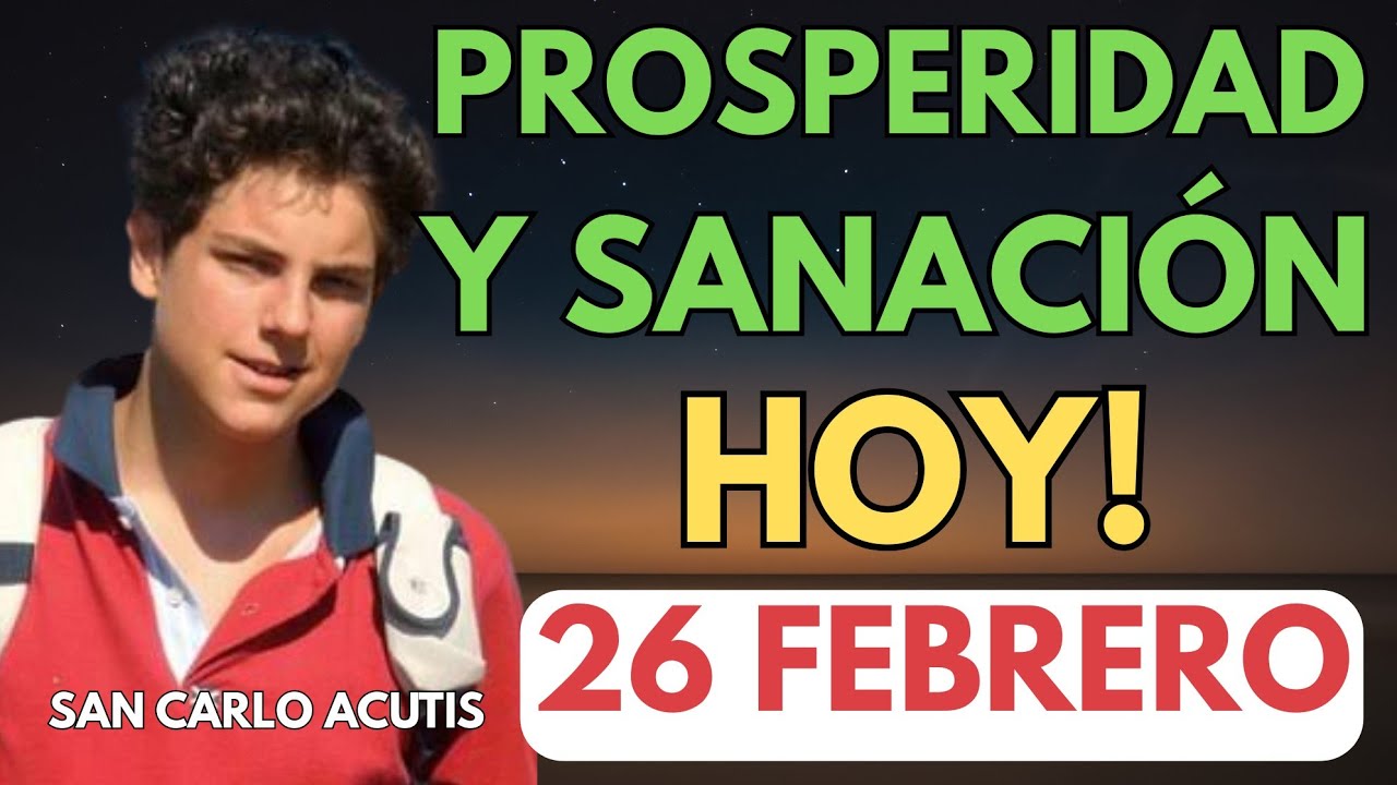 Oración a San Carlo Acutis para SANACIÓN, MILAGROS y Prosperidad Financiera Urgente
