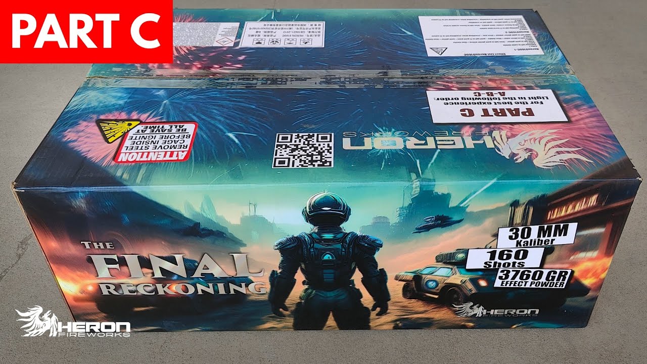 THE FINAL RECKONING (C) 160sh 30mm - Heron Fireworks (Vuurwerk24)
