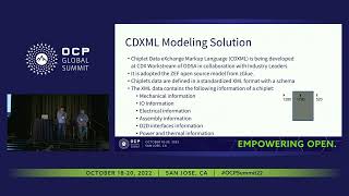 CDXML - Chiplet Data Exchange Markup Language