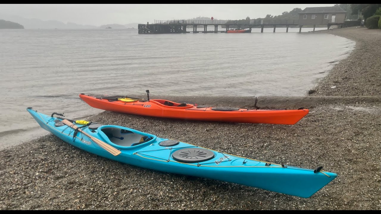Kayaking Loch Lomond from Luss & around the islands. John & Paddy's big