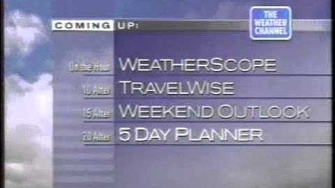 The Weather Channel - Coming up and Local Forecast intro 1997