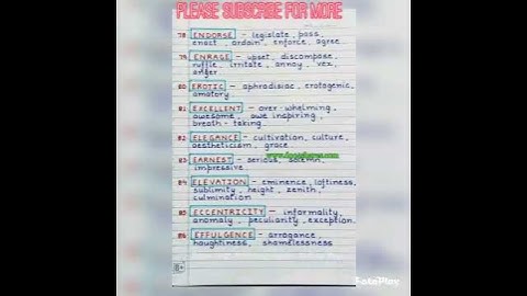 Synonyms for all Test Preparation very Best Notes for IBA FPSC PPSC CSS NTS PMS KPPSC BPSC