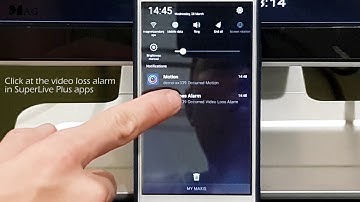 MAG DVR detect video loss via mobile apps