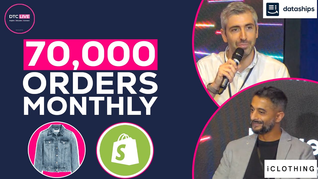 How iClothing Achieved a 3x Email Opt in Rate with Dataships | DTC Live | iClothing | Dataships