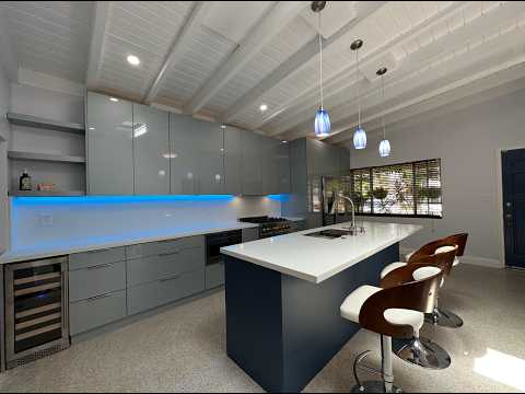 Play video: Mid-Century Modern Kitchen Remodel in Hollywood, FL