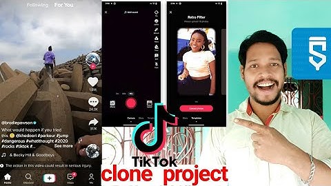 video social tik tok clone project sketchware pro #AndroidAppdeveloper #sketchware #Aauraparti
