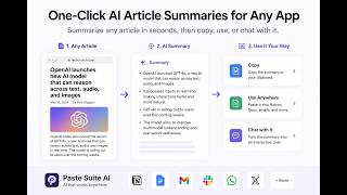 Instant AI Summaries for Any Article inside Any App