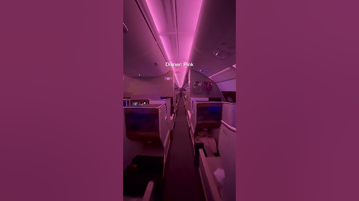 The Emirates A380 Dynamic Cabin Lighting Moods in Business Class | Lounge Guru