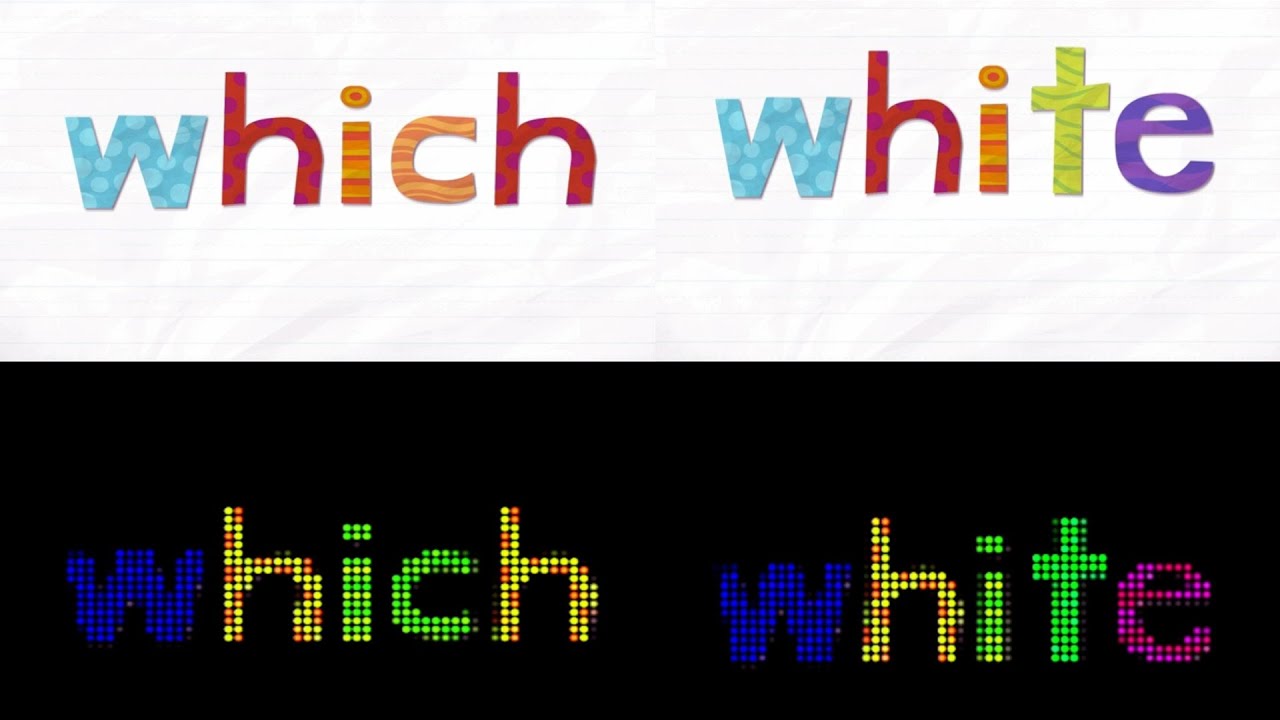 Endless Reader Side Word- Which, Whit.