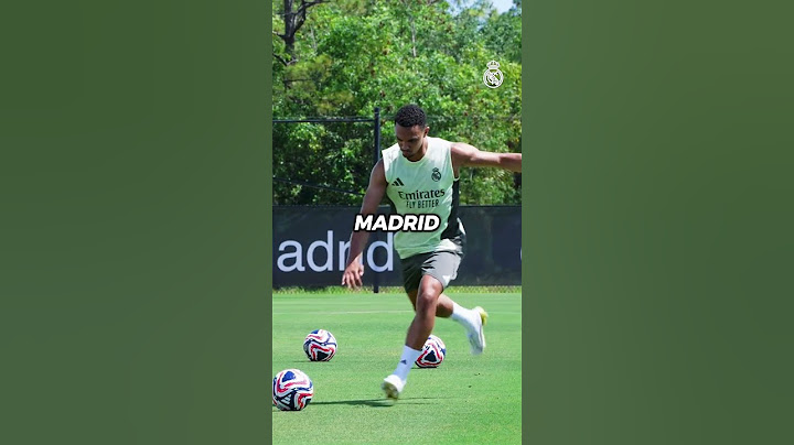 Real Madrid had their first training in America — Trent took Rodrygo’s spot. 😳😭