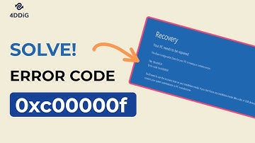 😃How To Fix 0xc00000f Error In Windows 11/10/8 | Your PC Needs To Be Repaired 0xc00000f