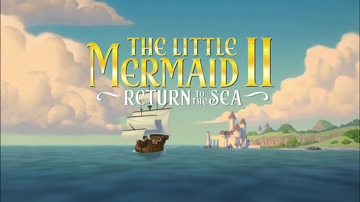 The little mermaid 2 part of your world