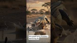 Giraffe vs Crocodile | Shocking River Ambush on the Savannah 🦒🐊