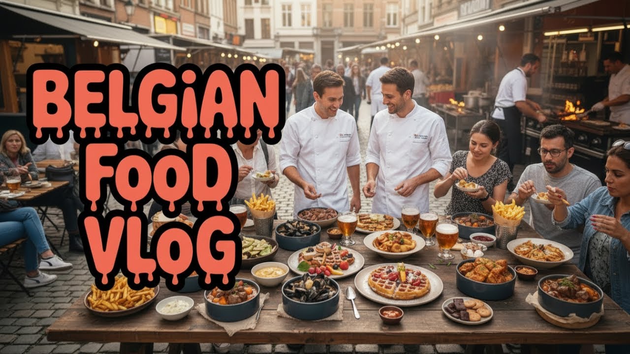 БЕЛЬГИЙСКАЯ ЕДА VLOG | Незабываемое приключение вкуса в формате 4K