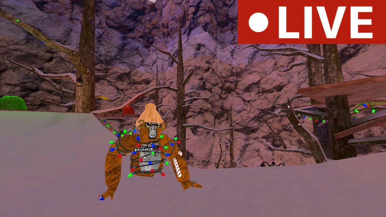 Gorilla Tag Live With viewers just chilling