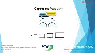 Using The Feedback Tools with the EPAs screenshot 1